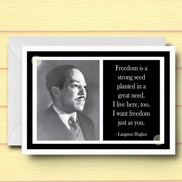 Langston Hughes Card